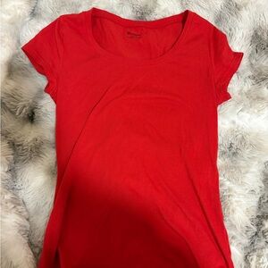 No Boundaries Vibrant Red Short Sleeve Tee